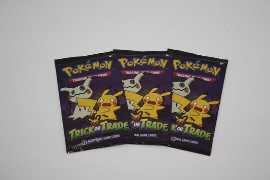 Pokémon - 3x Booster Pack - Trick or Trade - Englisch
