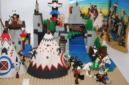 LEGO® Western - Set 6766 Indianer Dorf groß - Wilder Westen/Wild West - inkl. BA