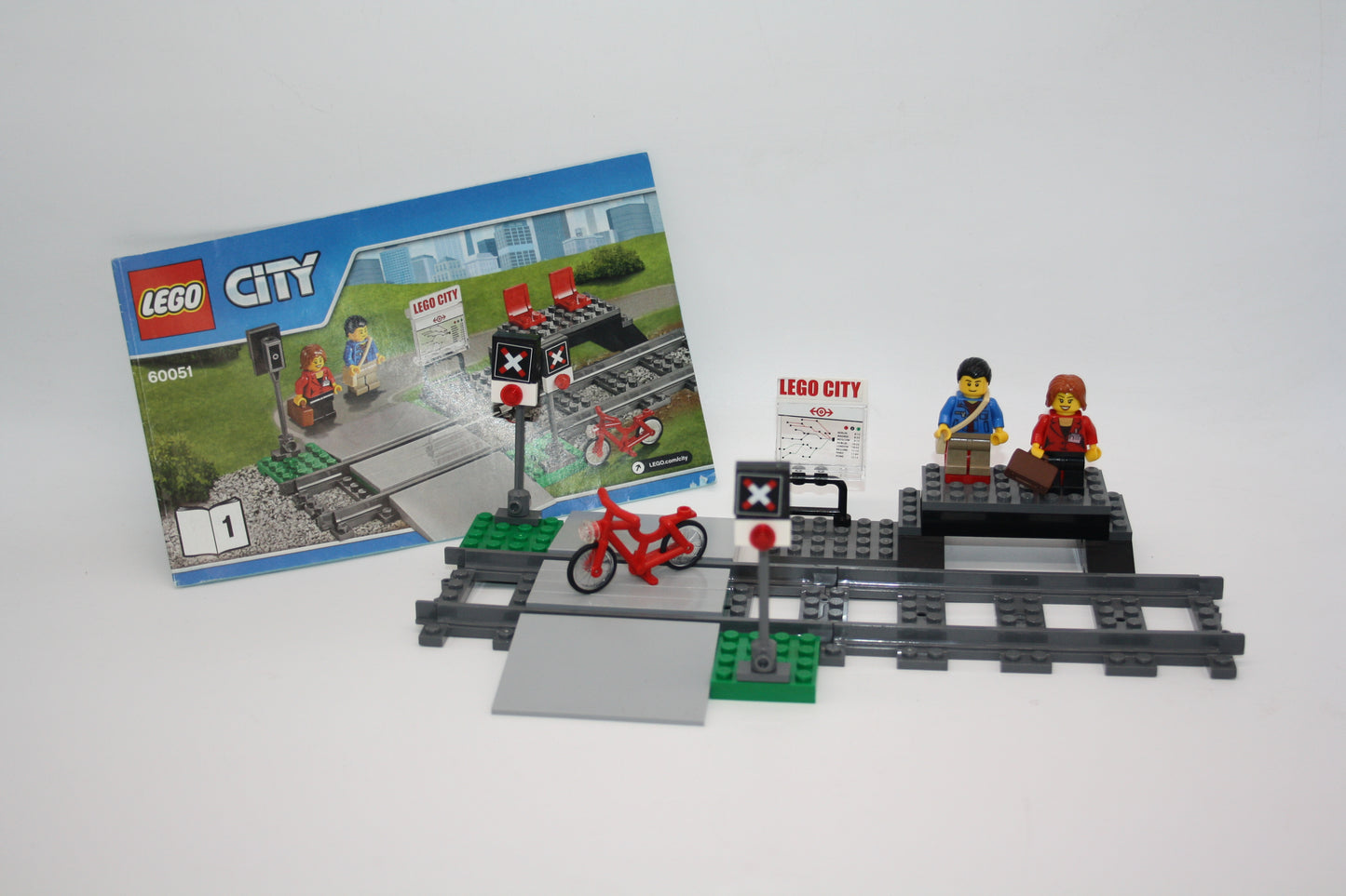 LEGO® City/Eisenbahn - Set 60051 Hochgeschwindigkeitszug ICE - Waggon/Wagon - inkl. BA & OVP