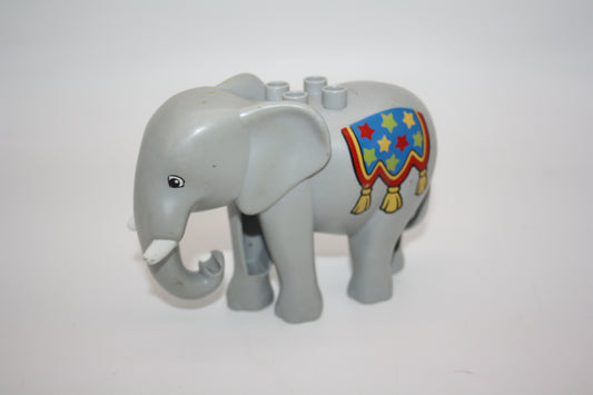 Duplo - Zirkus Elefant groß hellgrau modern - Tiere - Zoo/Safari