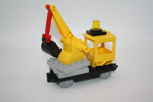 Duplo - Reperaturzug - gelb/rot - Eisenbahn - Wagon/Waggon