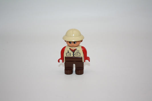 Duplo - Safari Ranger alt - rote Ärmel - Frau - Figur