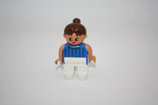 Duplo - Frau alt - Hose/blaues Oberteil - Carry - Figur