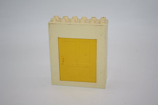 Duplo - Hauswand mit Tür f. Puppenhaus - gelb - Einrichtung/Möbel