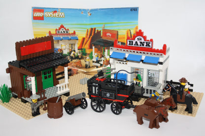 LEGO® - Westerm - Set Set 6765 Gold City Junction - (Unvollständig) - inkl. BA