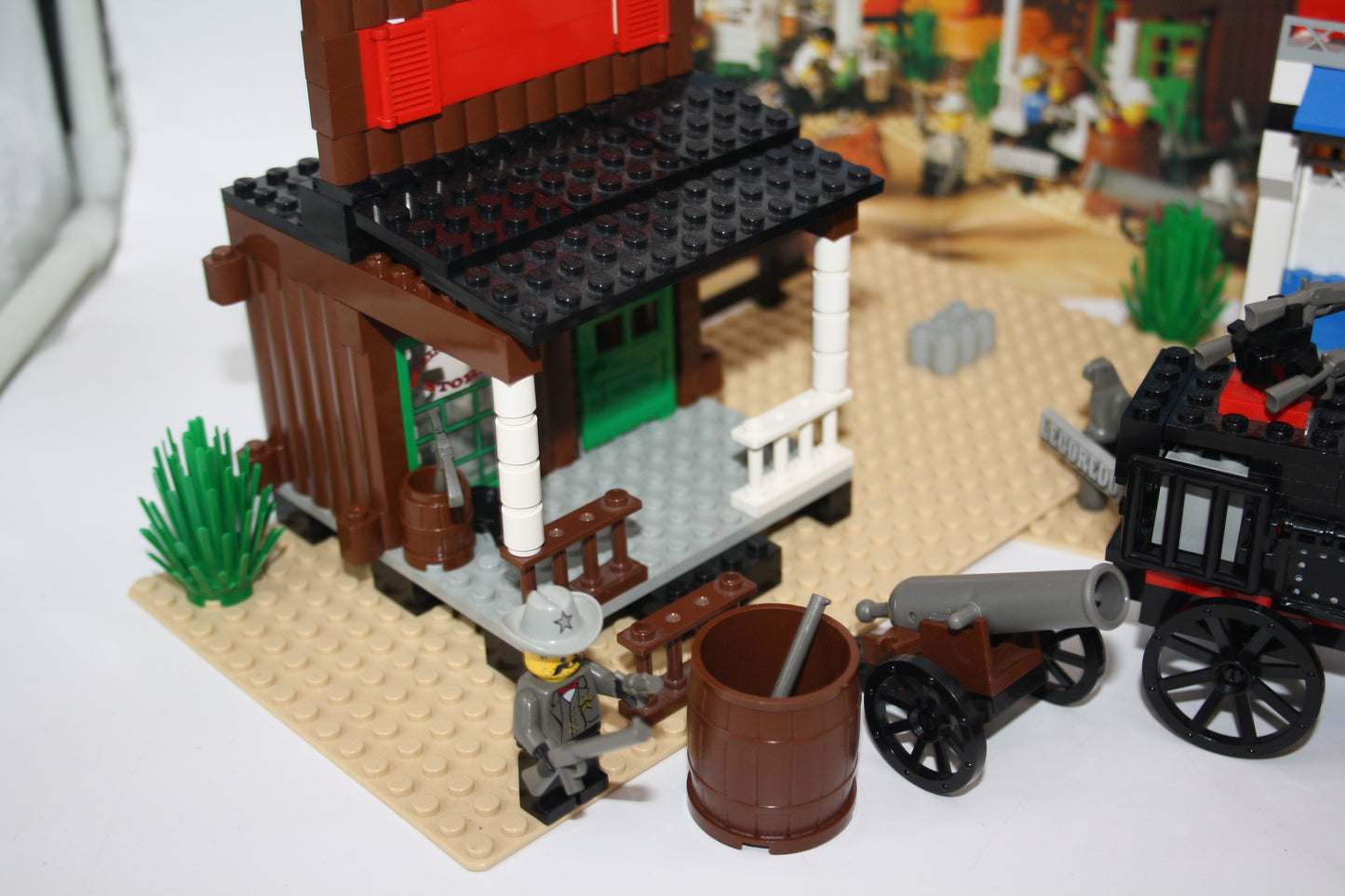 LEGO® - Westerm - Set Set 6765 Gold City Junction - (Unvollständig) - inkl. BA