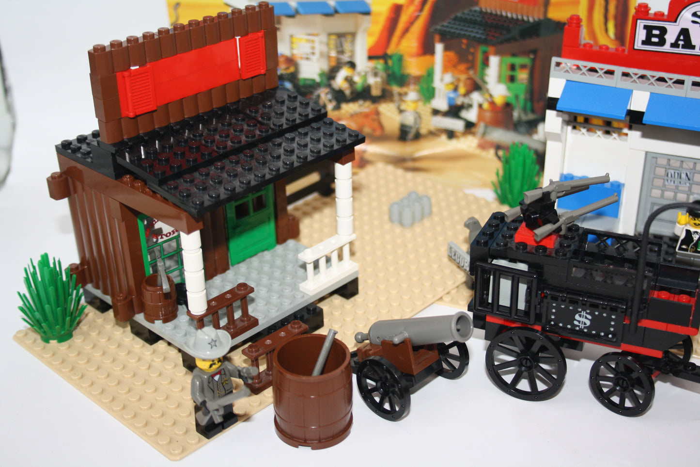 LEGO® - Westerm - Set Set 6765 Gold City Junction - (Unvollständig) - inkl. BA