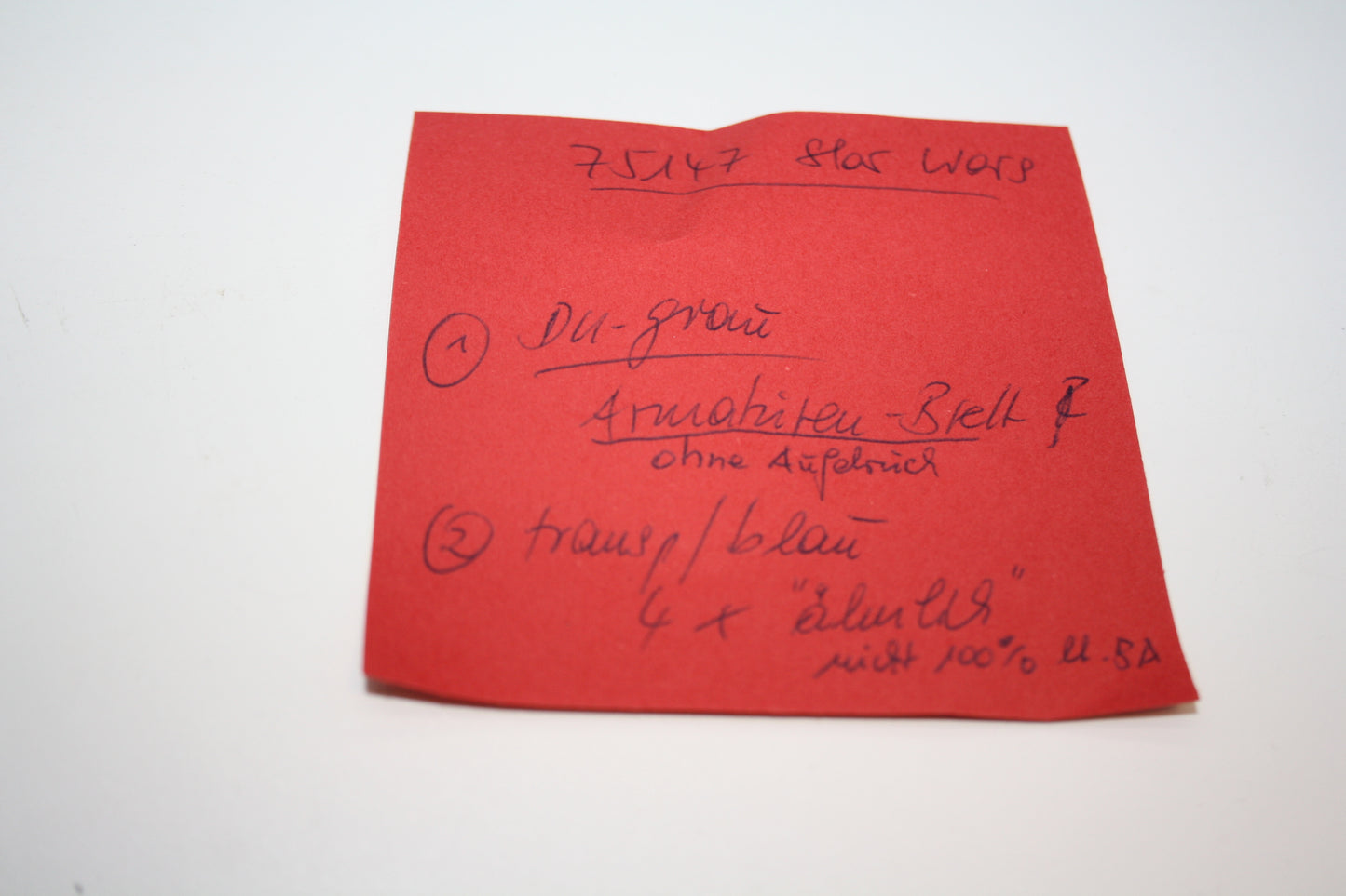 LEGO® - Star Wars - Set 75147 StarScavenger - unvollständig - inkl BA & OVP