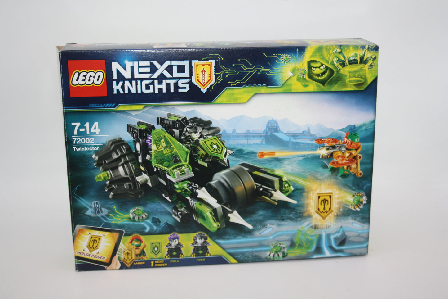 LEGO® - Nexo Knights - Set 72002 Doppelinfektor - inkl. BA & Ovp - unvollständig