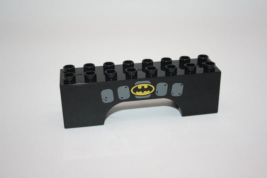 Duplo - Torbogen mit Batman Motiv - schwarz - Motivstein