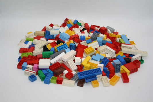 LEGO® - 1000g Basic/Grundbausteine - bunt gemischt - 2x2, 2x3, 2x4, 2x6, 2x8, 2x10 Noppen