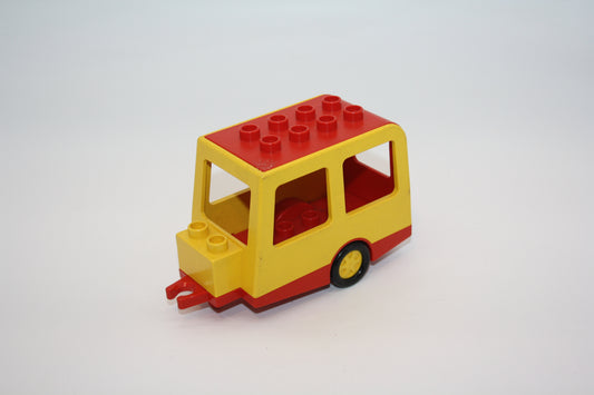 Duplo - Retro Wohnwagen - rot - Anhänger - Fahrzeuge
