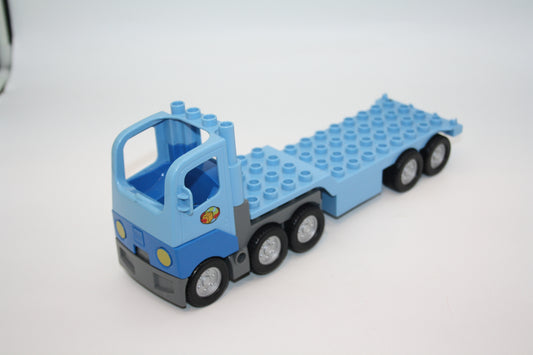 Duplo - Paket LKW m. Auflieger - hellblau - LKW/Lastwagen - Fahrzeuge