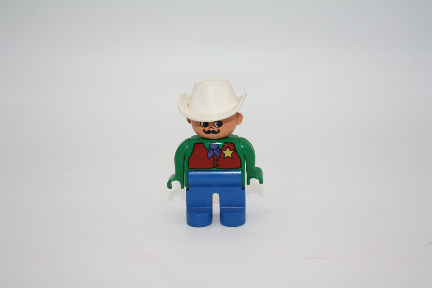 Duplo - Cowboy/Sheriff - alte Serie- blaue Hose/grünes Oberteil - Mann - Figur