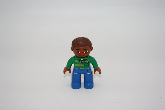 Duplo - Mann - blaue Hose, grünes Oberteil - neue Serie - Mann - Deacon - Figur