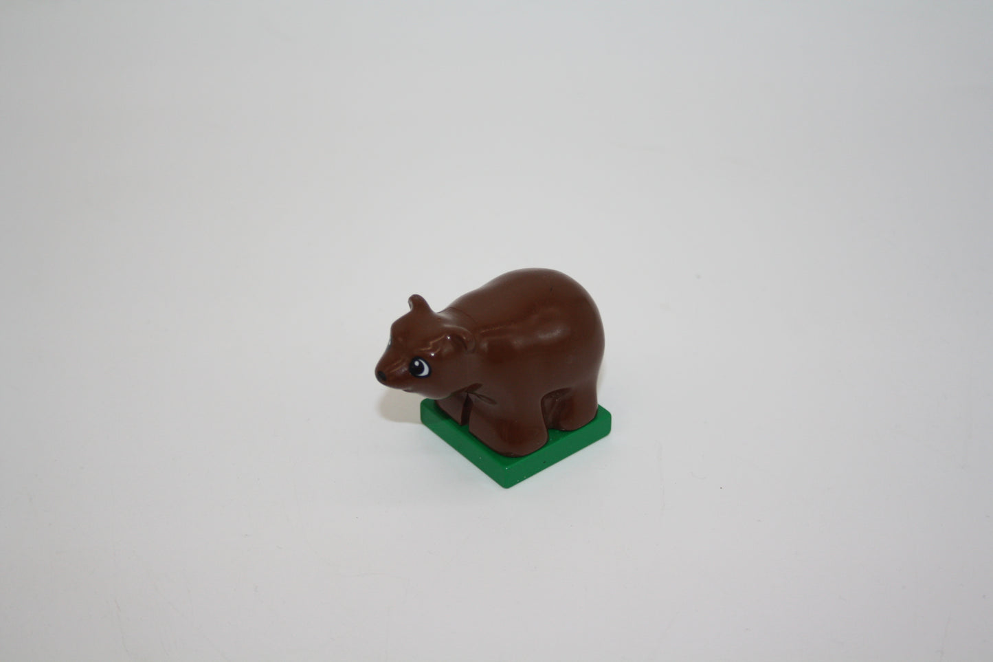 Duplo - alter Bär/Braunbär auf Platte - Tiere - Bauernhof - Zootiere