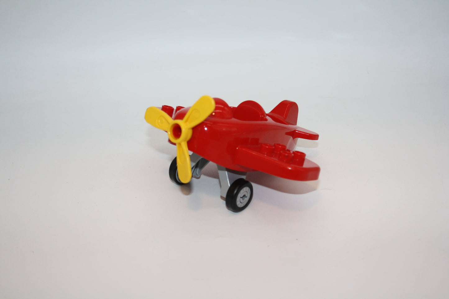 Duplo - Mitteldecker Flugzeug - rot - Flieger/Flugzeug