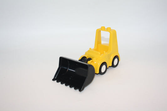 Duplo - kleiner Radlader/Bagger m. Schaufel - gelb - Baustelle - Fahrzeuge