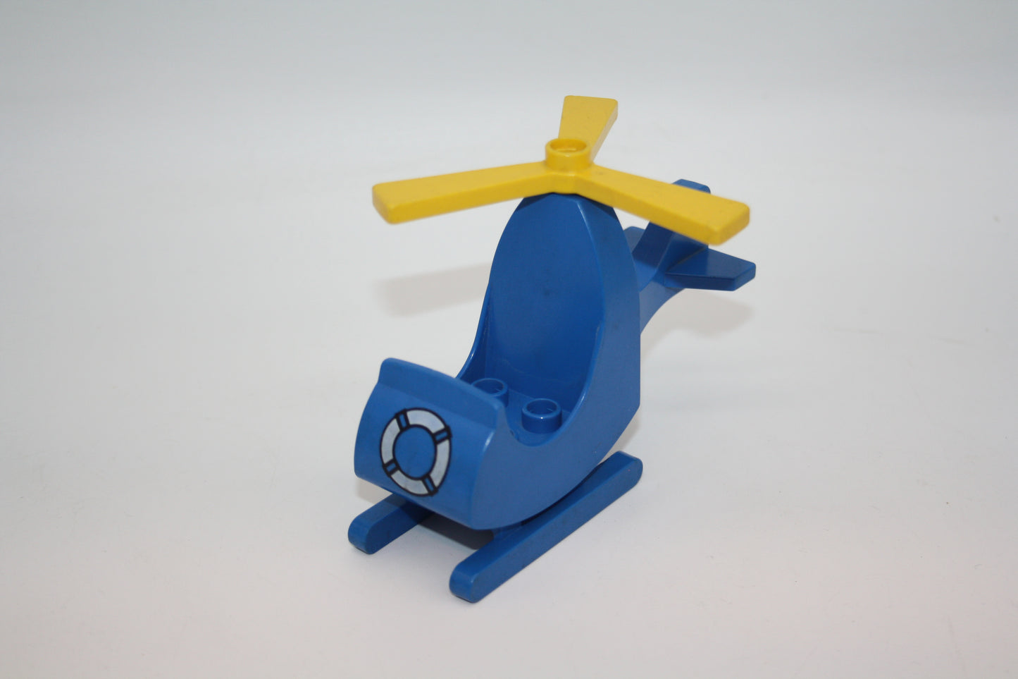 Duplo - Retro/Vintage Rettungshubschrauber - blau - Helikopter/Hubschrauber