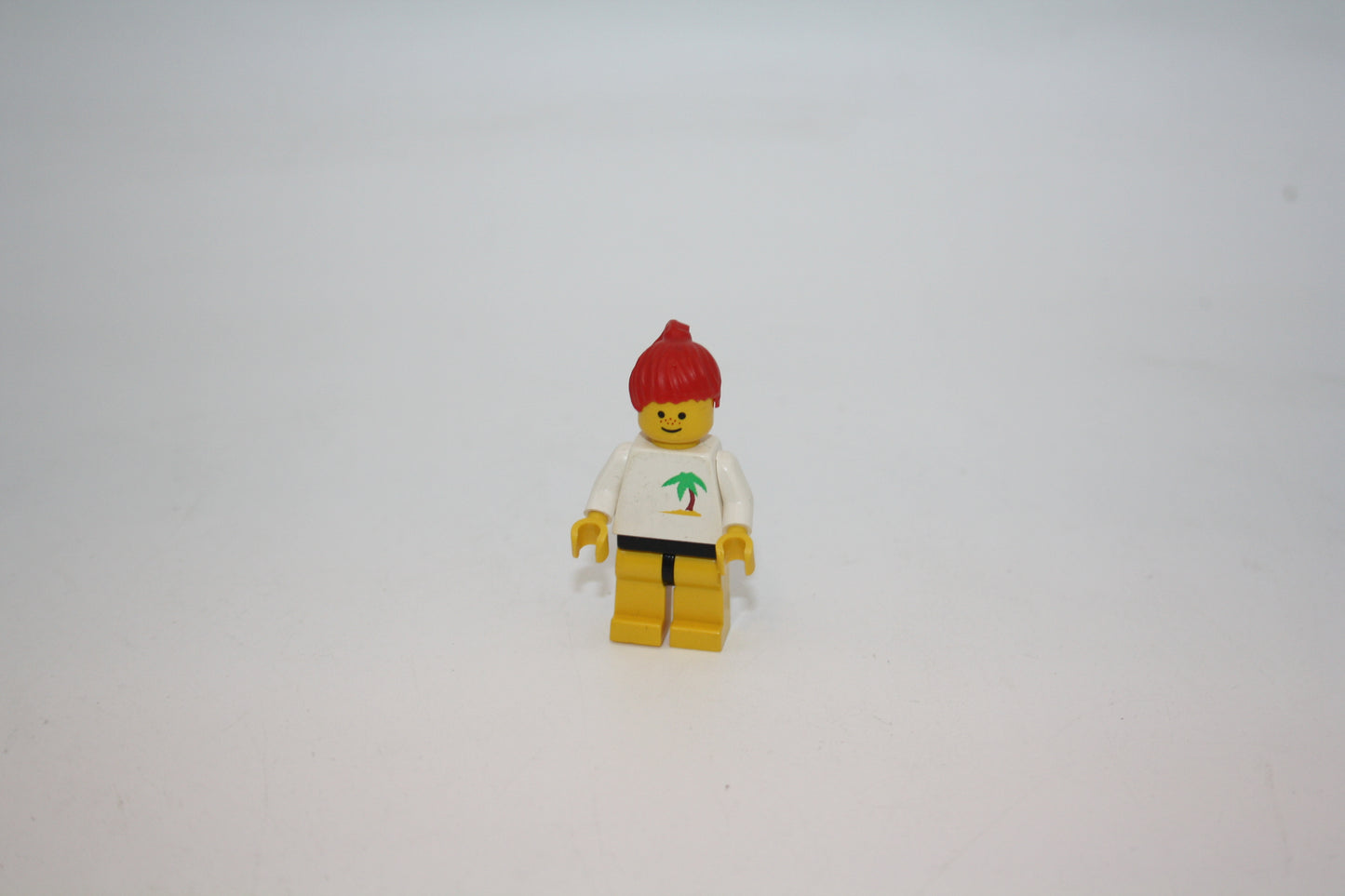 LEGO® Town - Paradisa Frau mit Palme auf Torso, Rotes Pferdeschwanzhaar - par019 - Figuren/Minifiguren