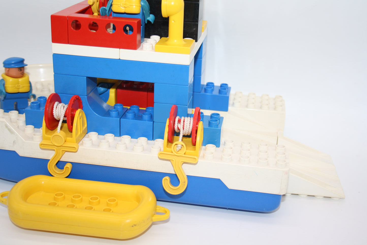Duplo Set - 2649 Fährschiff/Fähre mit Auto und Rettungsboot - Schiffe/Boote