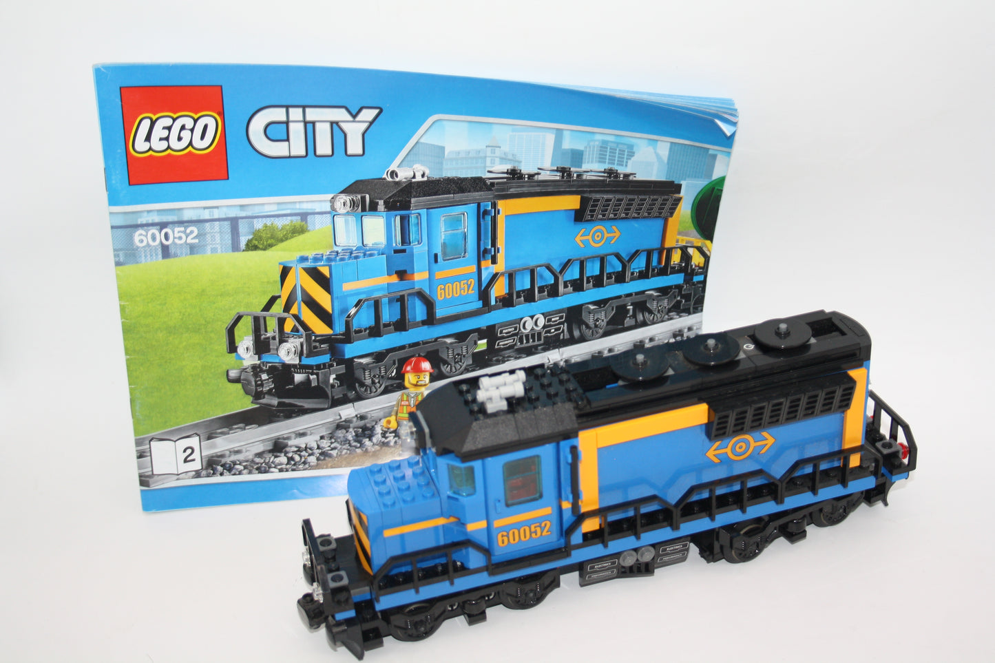 LEGO® City/Eisenbahn - Ferngesteuerte Lok/Güterlok inkl. RC Set aus 60052  - Waggon/Wagon - inkl. BA