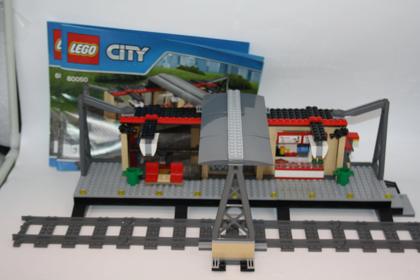 LEGO® Eisenbahn - Bahnhof - aus 60050 - Waggon/Wagon - inkl. BA