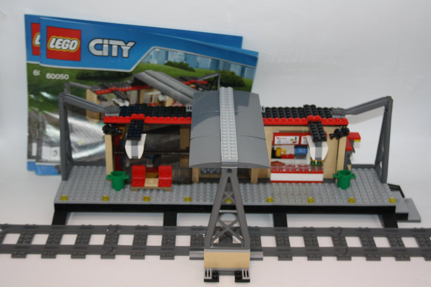 LEGO® Eisenbahn - Bahnhof - aus 60050 - Waggon/Wagon - inkl. BA