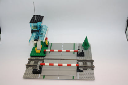 LEGO® Eisenbahn 9V Set - 4532 Bahnübergang - Waggon/Wagon - inkl. BA