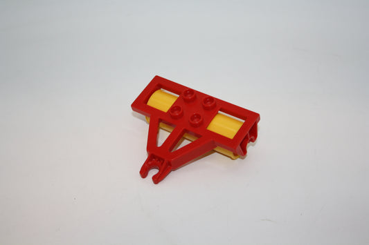 Duplo - Walze/Grubber - rot-gelb - Anhänger/Anbaugerät f. Traktor - Fahrzeuge