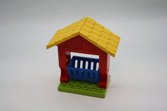 Duplo - Selbstkreierte Futterstelle - Zufällige Farbe - Bauelement - Zusammengebaut