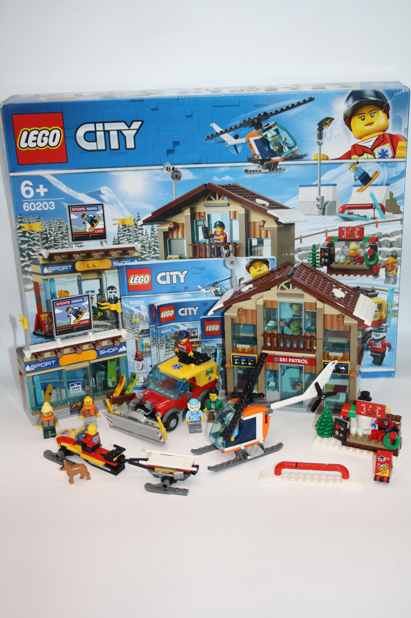 LEGO® - City Set - 60203 Ski-Resort - inkl. BA & OVP - Unvollständig