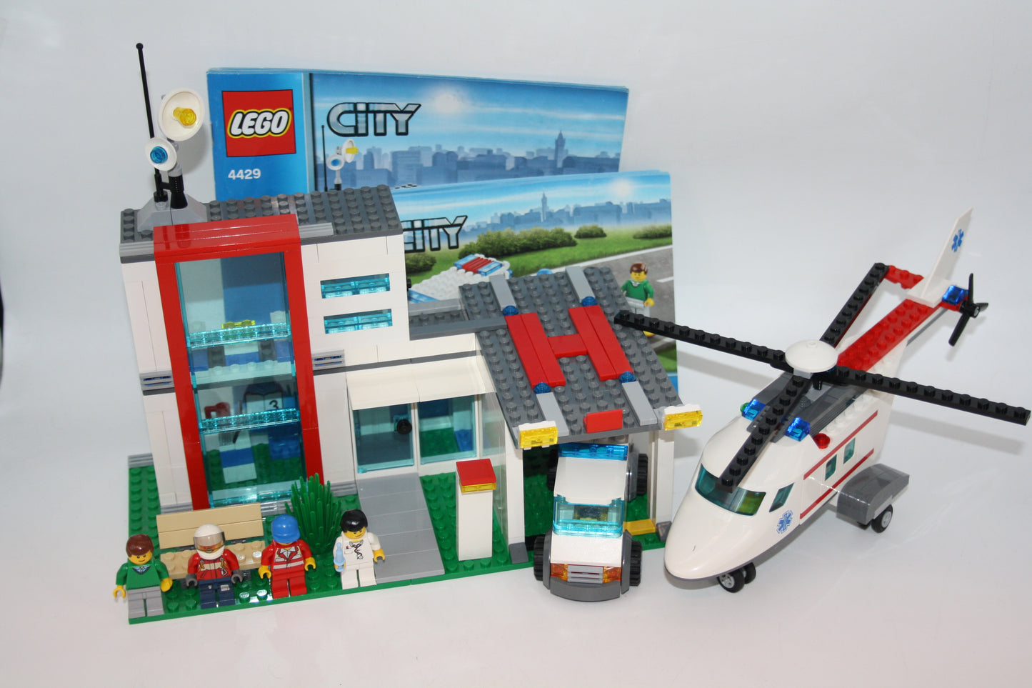 LEGO® - City Set - 4429 Helikopter Rettungsbasis - inkl. BA - Unvollständig