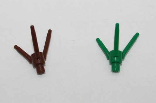 LEGO® - Pflanzenstiel mit Stielhalter, mit 3 Stielen - verschiedene Farben - 24855 - Grünzeug/Blätter