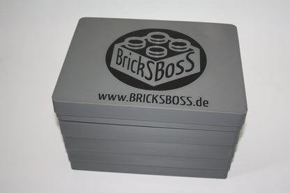 BricksBoss Sortierer - 3D Gedruckt in Deutschland - Ideal zum sortieren von Klemmbausteinen! - grau