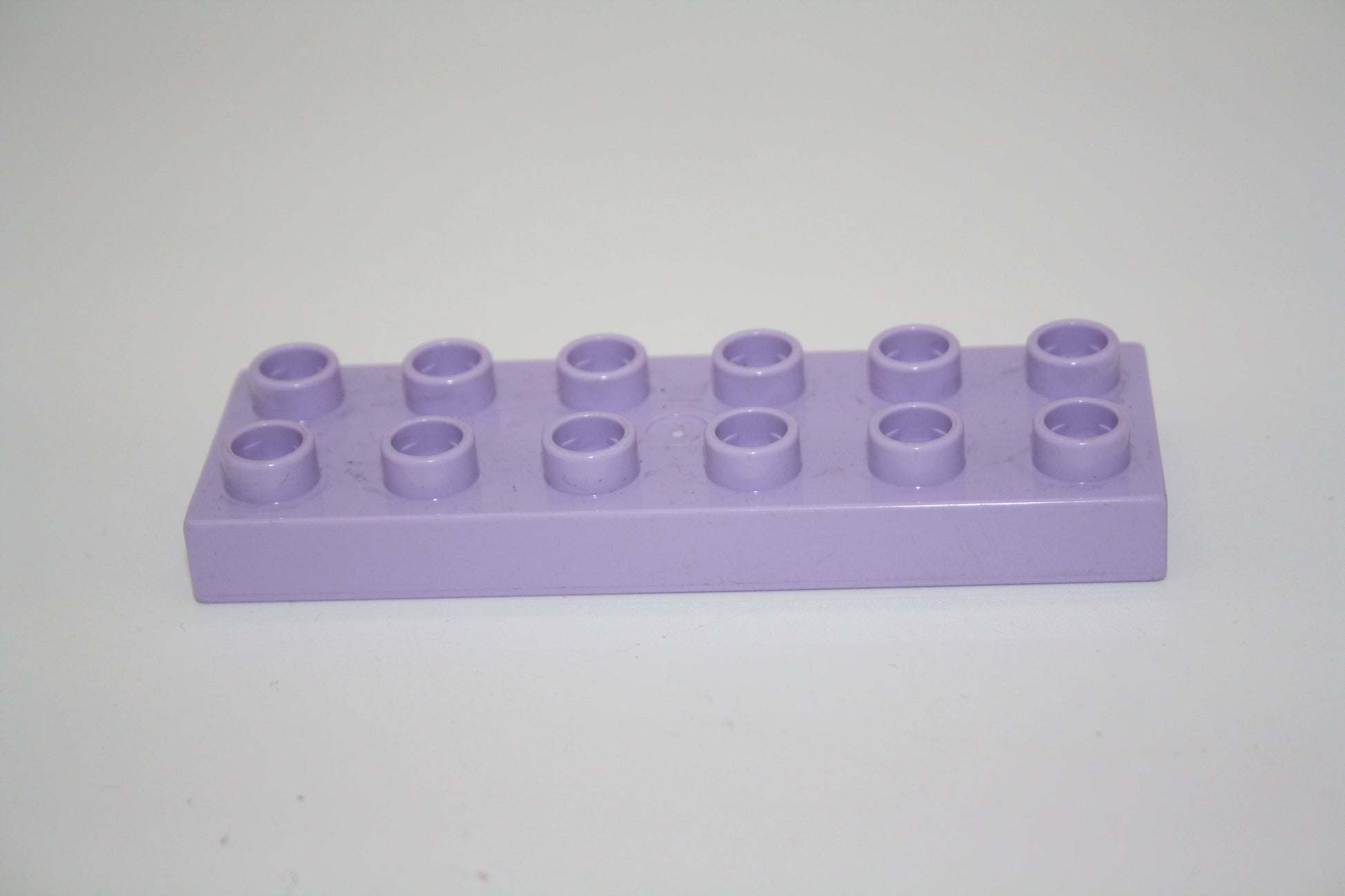 Duplo - 12er Plättchen/2x6 Platten - versch. Farben - Bauplatten - Grundplatten - flieder - Platten