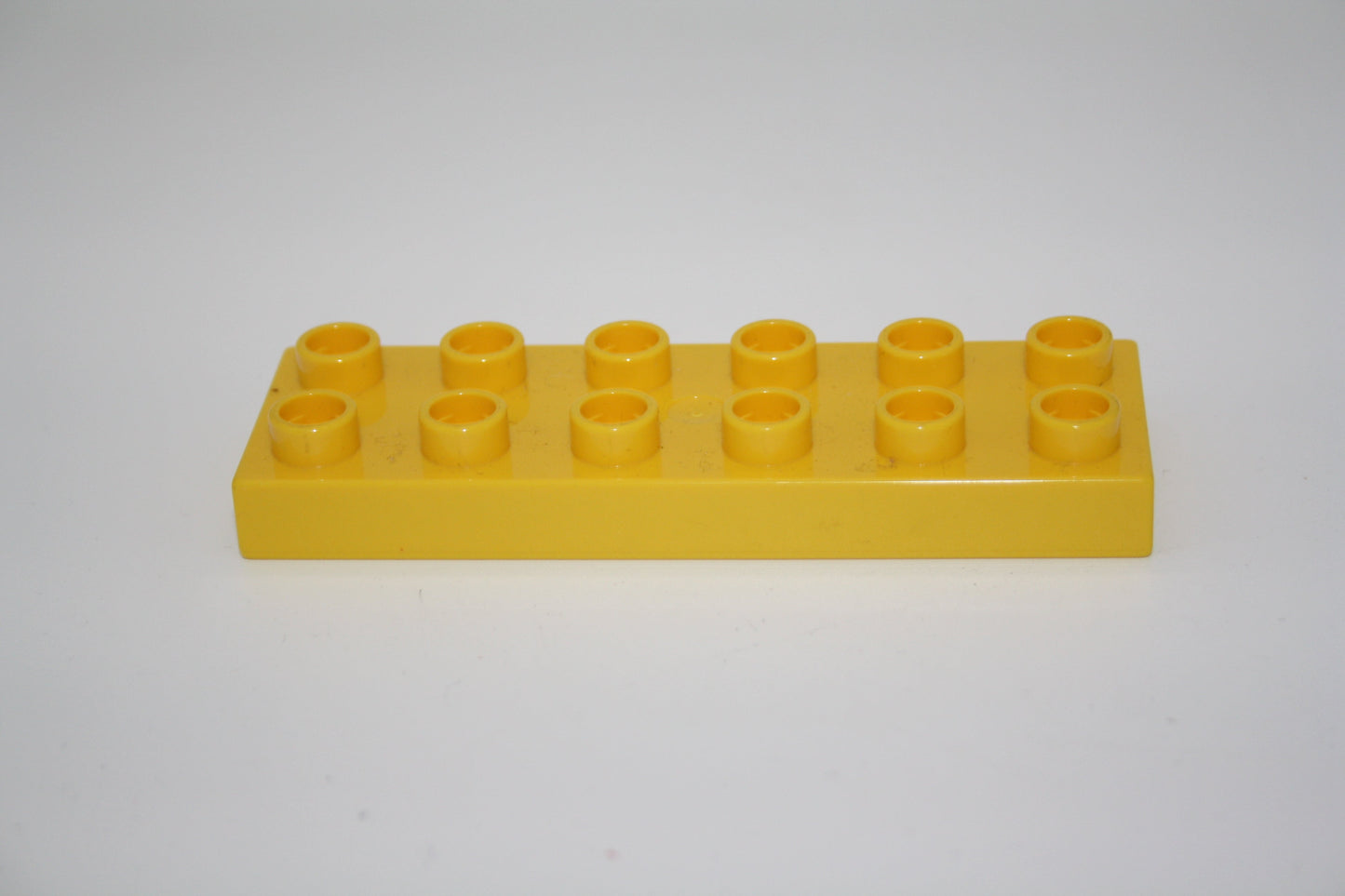 Duplo - 12er Plättchen/2x6 Platten - versch. Farben - Bauplatten - Grundplatten - gelb - Platten