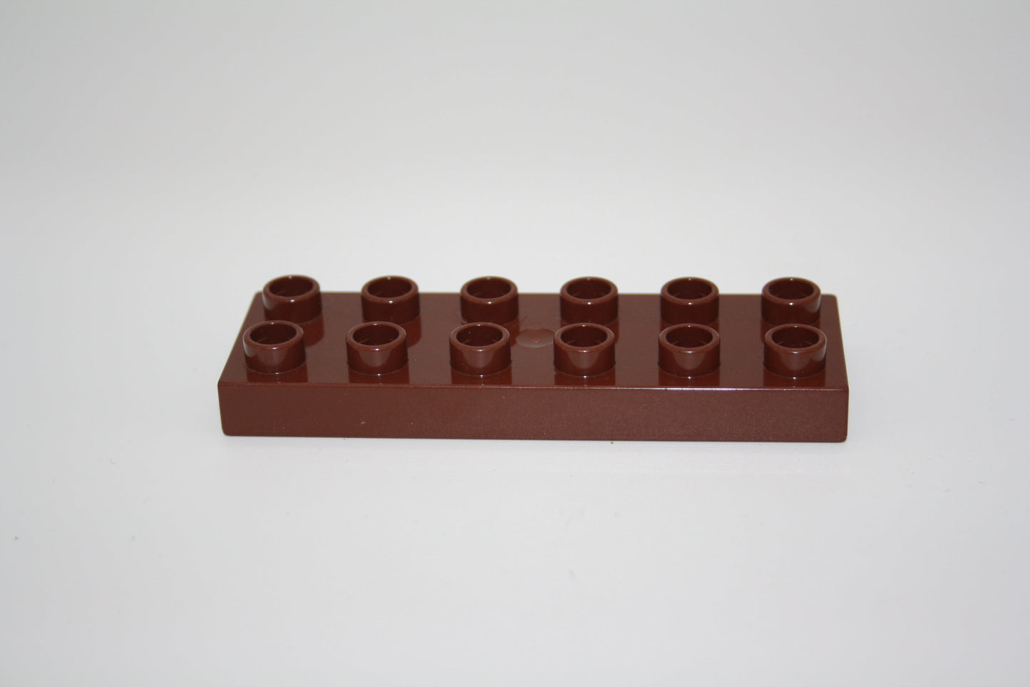 Duplo - 12er Plättchen/2x6 Platten - versch. Farben - Bauplatten - Grundplatten - braun - Platten
