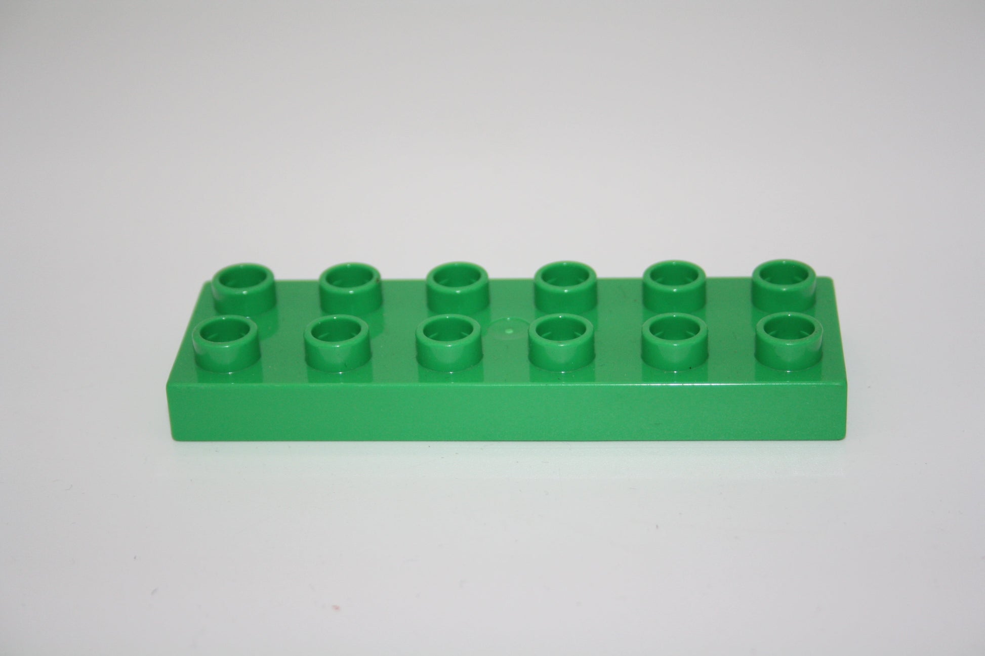 Duplo - 12er Plättchen/2x6 Platten - versch. Farben - Bauplatten - Grundplatten - grün - Platten