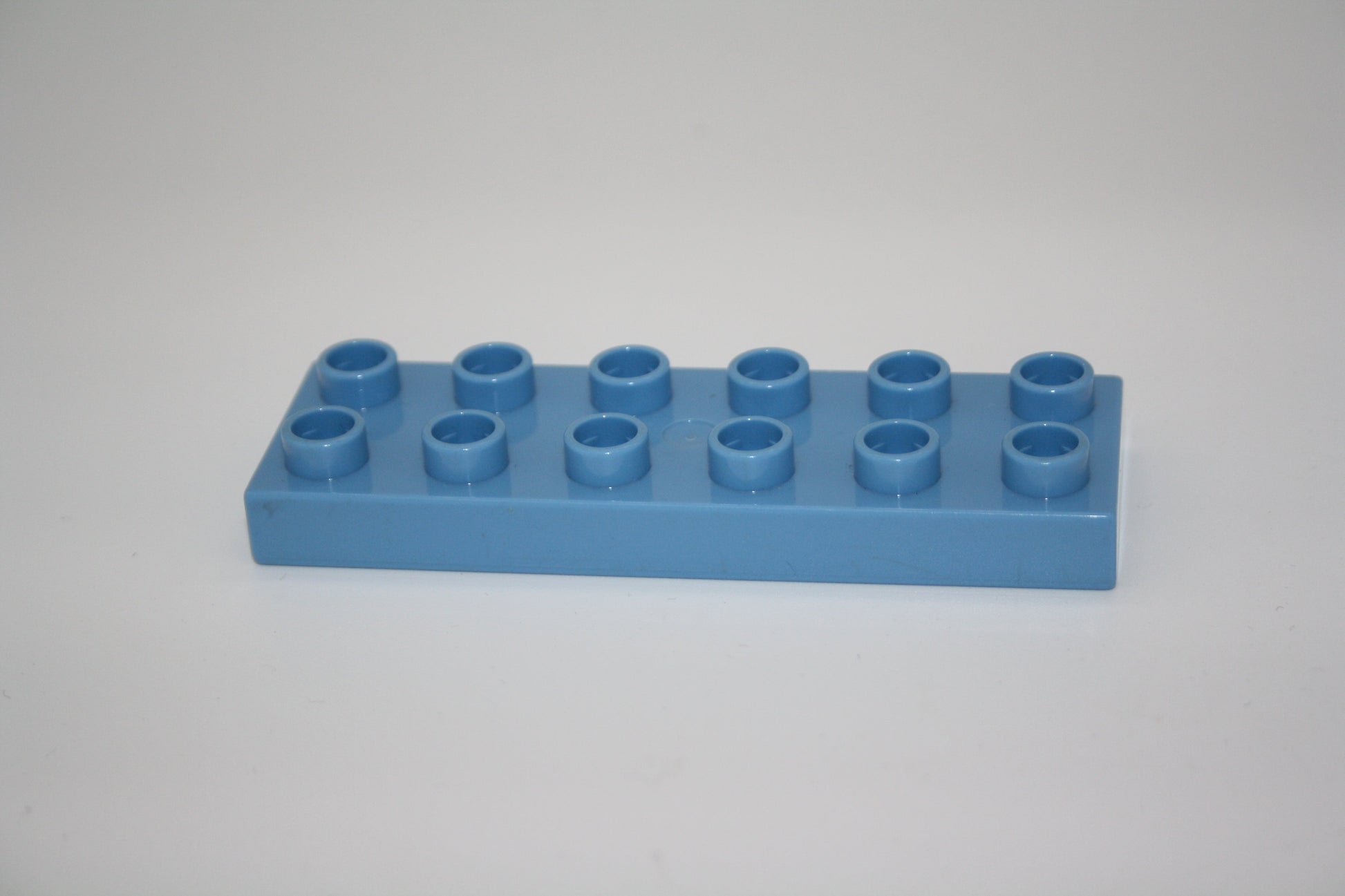 Duplo - 12er Plättchen/2x6 Platten - versch. Farben - Bauplatten - Grundplatten - hellblau - Platten