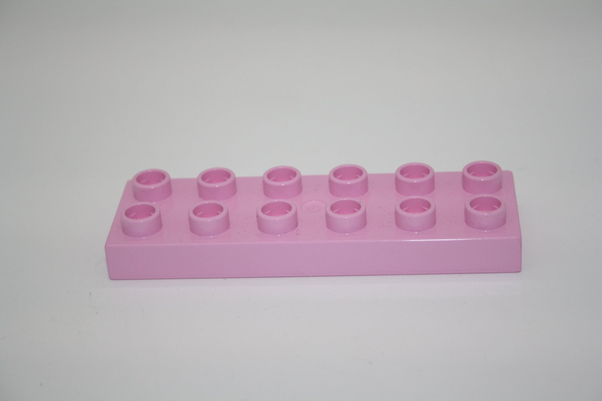 Duplo - 12er Plättchen/2x6 Platten - versch. Farben - Bauplatten - Grundplatten - rosa - Platten