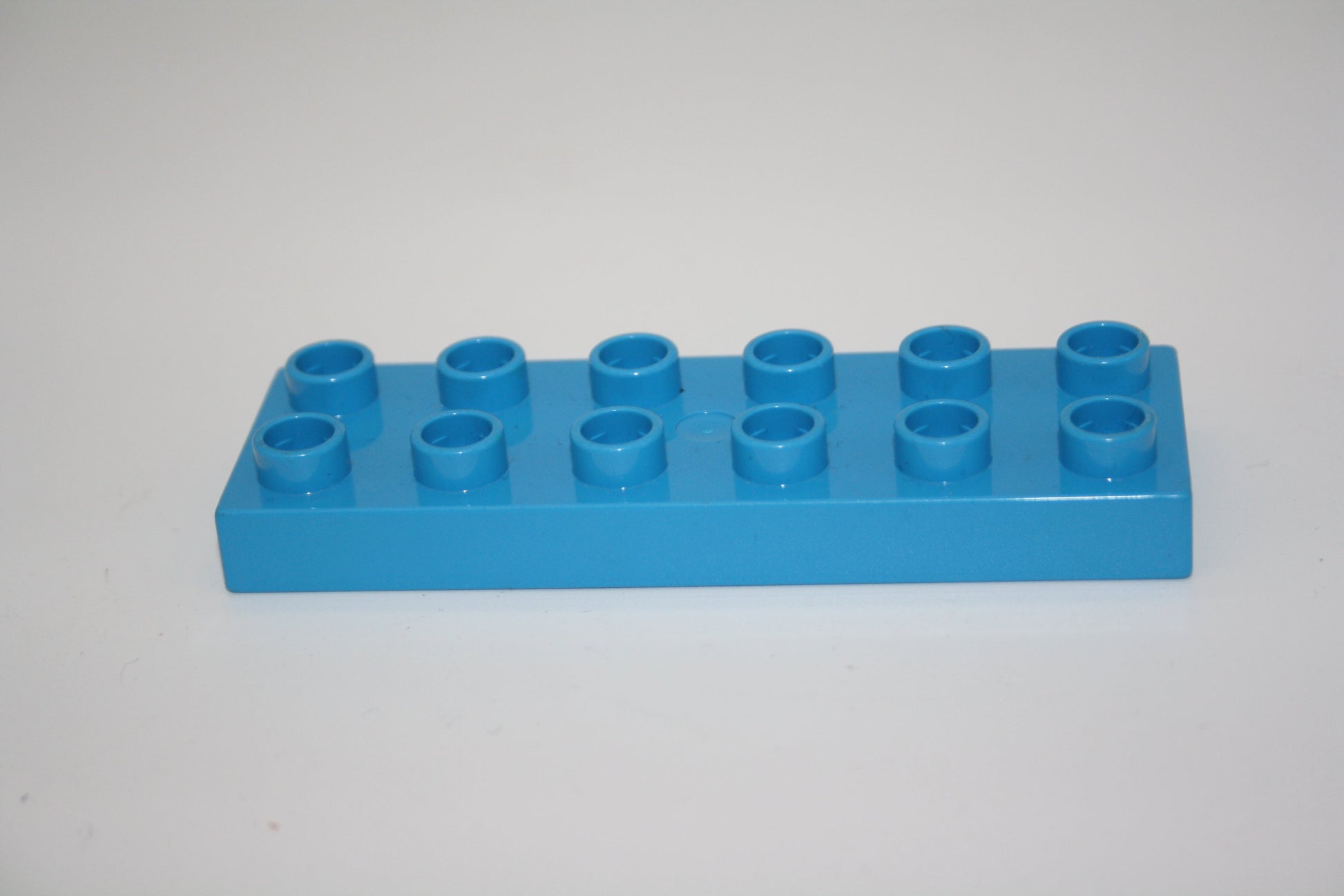 Duplo - 12er Plättchen/2x6 Platten - versch. Farben - Bauplatten - Grundplatten - neublau - Platten