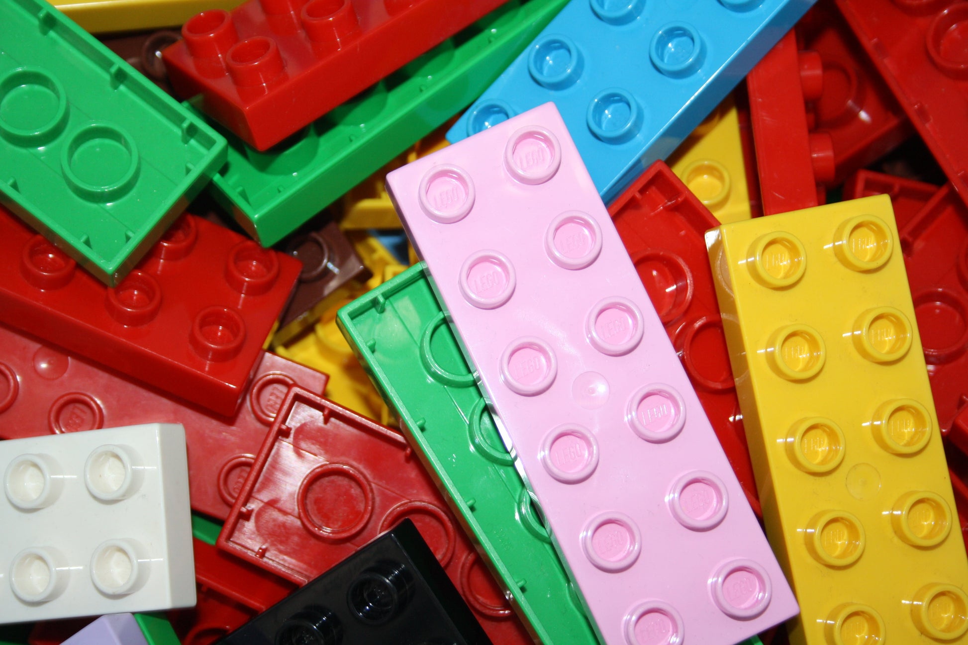 Duplo - 12er Plättchen/2x6 Platten - versch. Farben - Bauplatten - Grundplatten - Platten