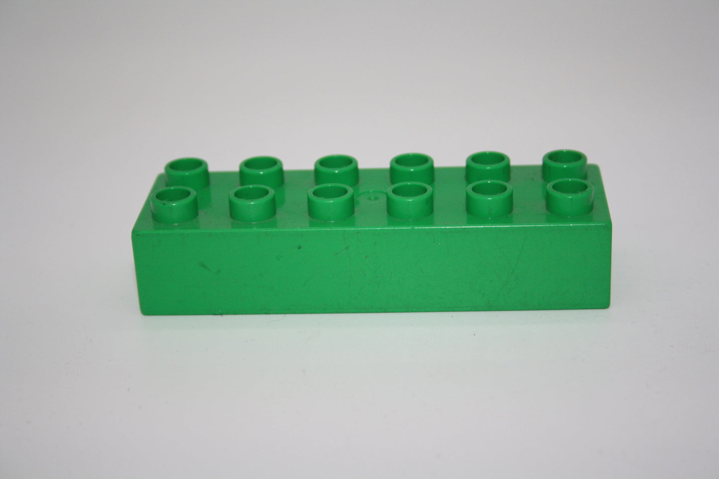 Duplo - 12er Steine (2x6 Noppen) - versch. Farben - Grundbausteine - einzelne Steine - grün - Einzelne Steine