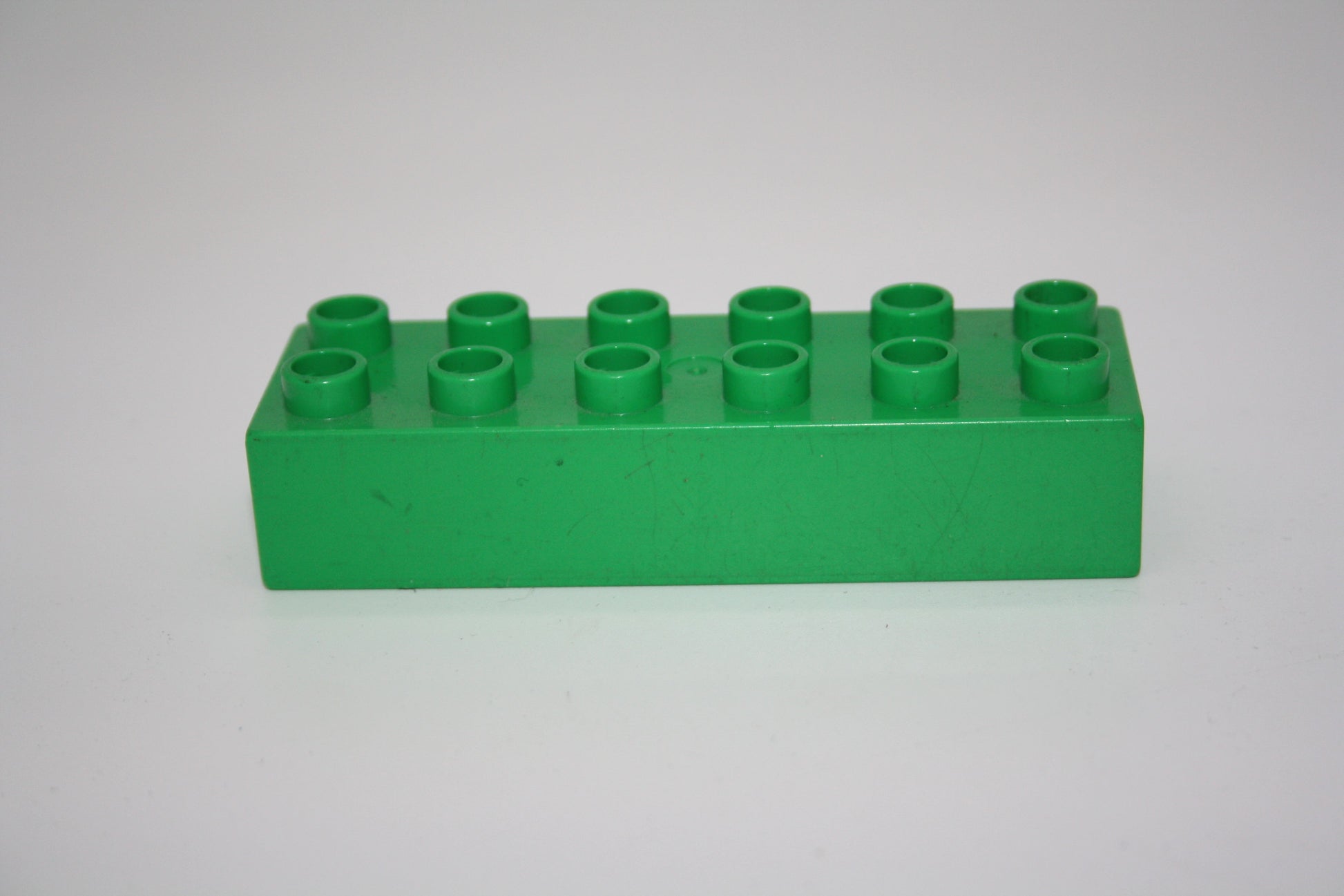 Duplo - 12er Steine (2x6 Noppen) - versch. Farben - Grundbausteine - einzelne Steine - grün - Einzelne Steine