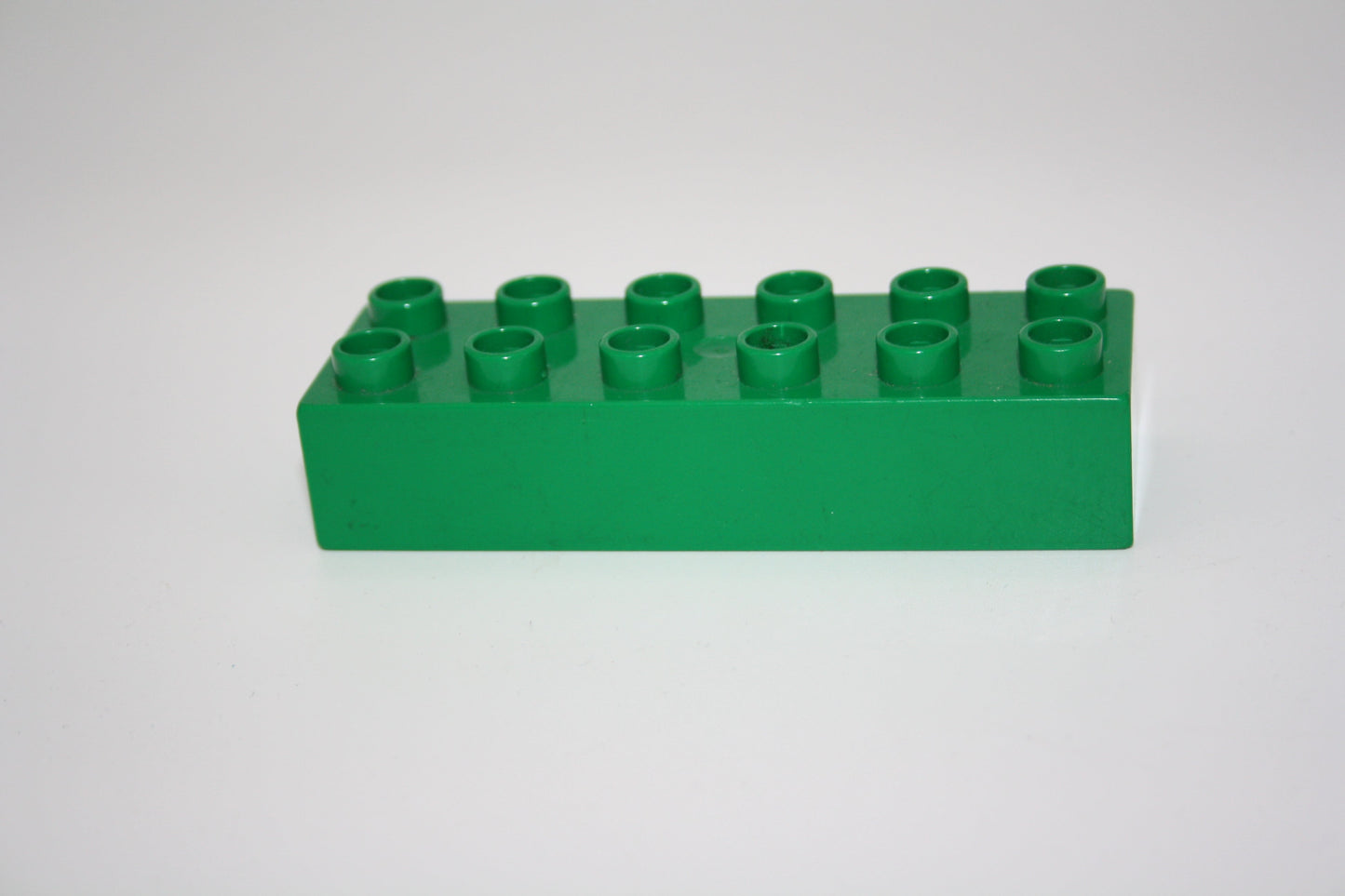 Duplo - 12er Steine (2x6 Noppen) - versch. Farben - Grundbausteine - einzelne Steine - dunkelgrün - Einzelne Steine