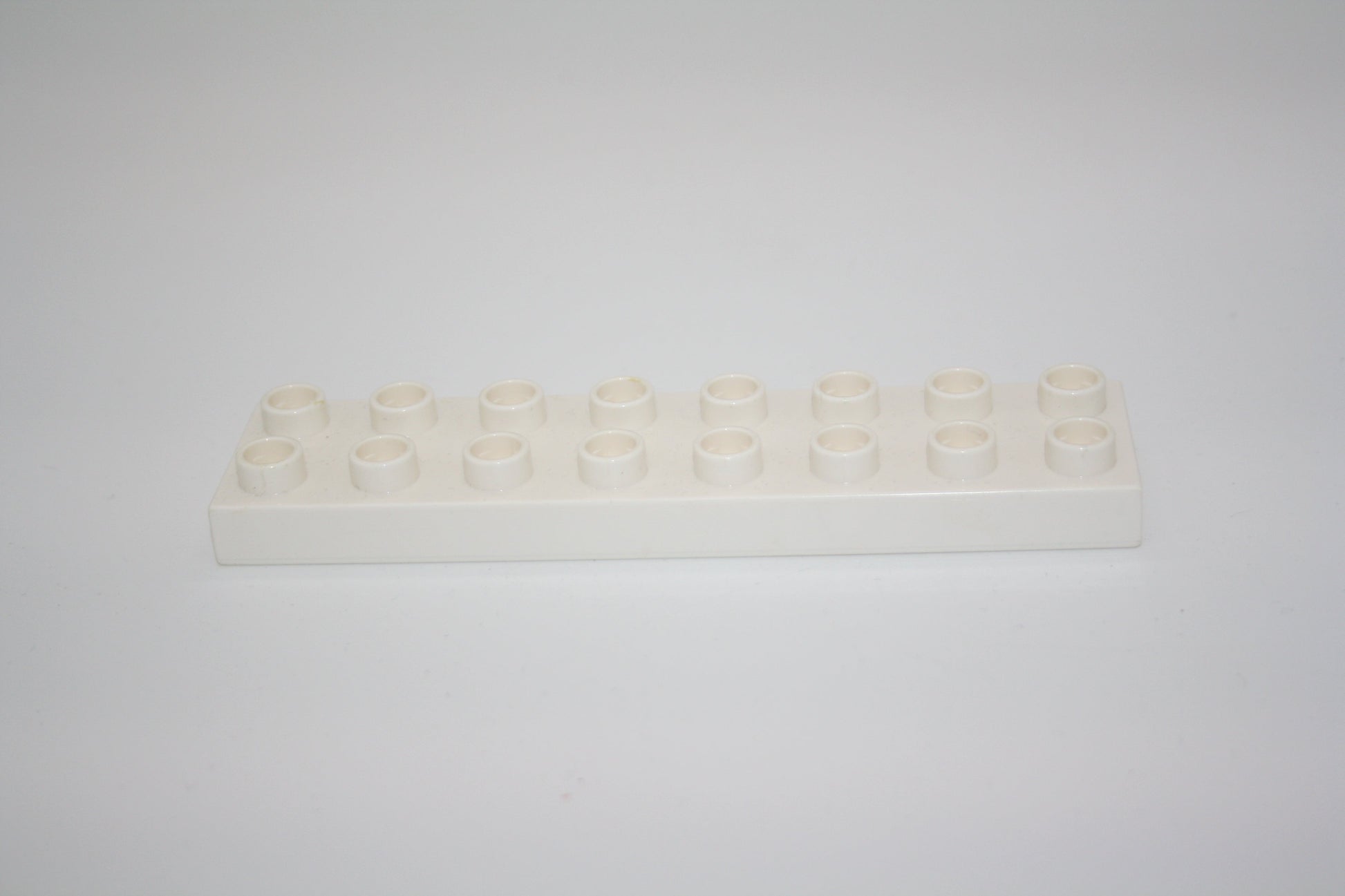 Duplo - 16er Plättchen/2x8 Platten - versch. Farben - Bauplatten - Grundplatten - weiß - Platten