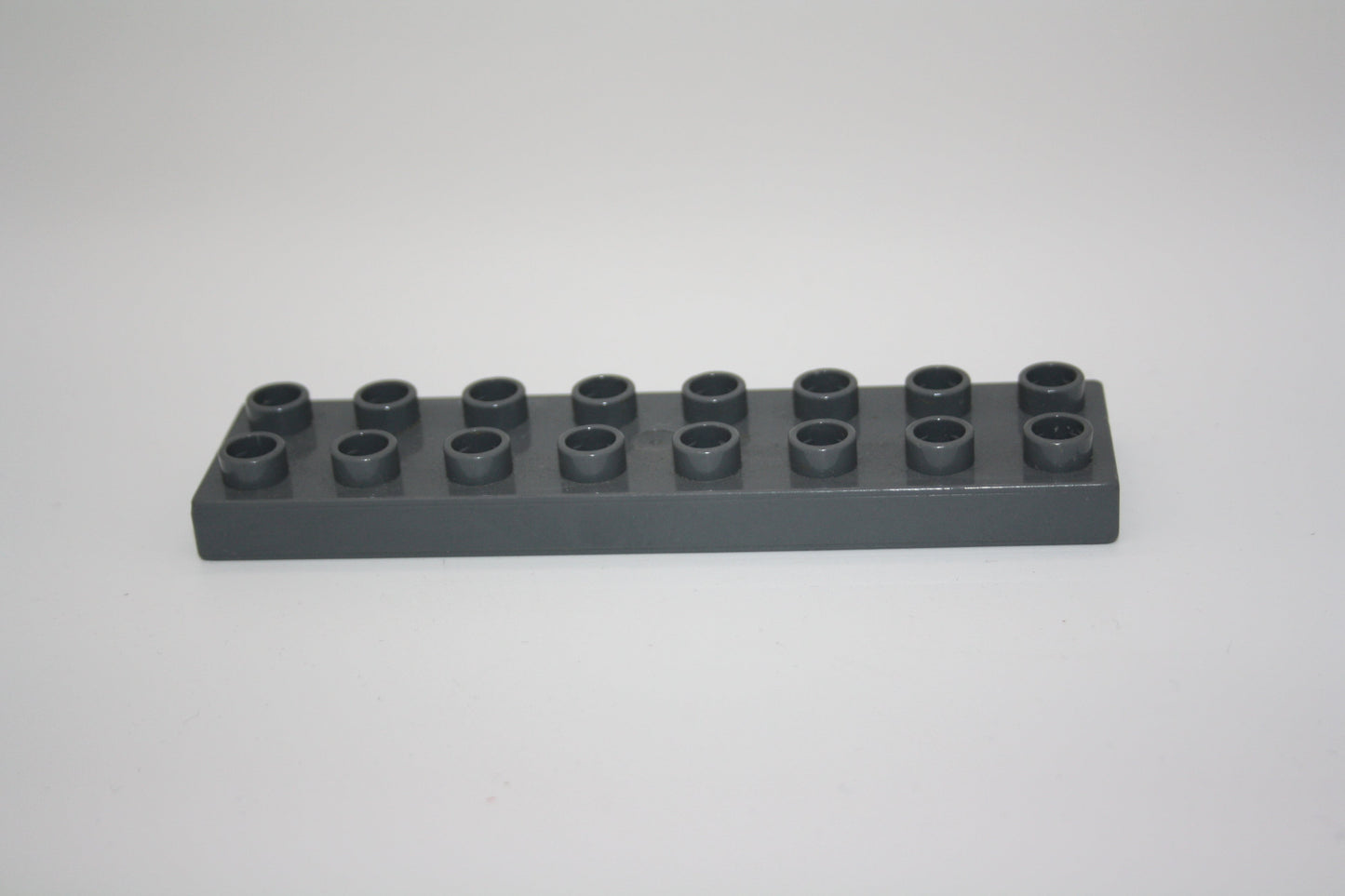 Duplo - 16er Plättchen/2x8 Platten - versch. Farben - Bauplatten - Grundplatten - dunkelgrau - Platten