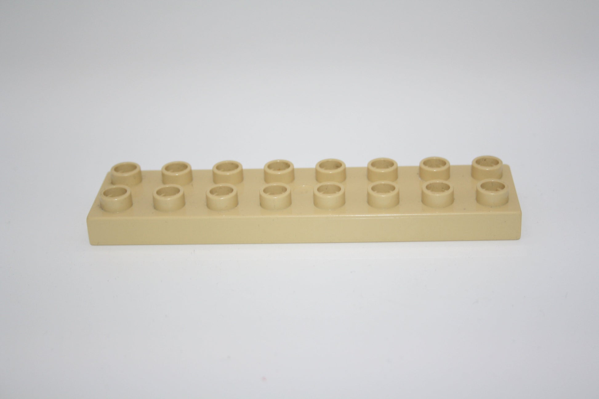 Duplo - 16er Plättchen/2x8 Platten - versch. Farben - Bauplatten - Grundplatten - beige - Platten