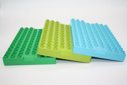 Duplo - 3D Platte 8x12 Noppen Platten - versch. Farben - Bauplatten - Grundplatten - Platten